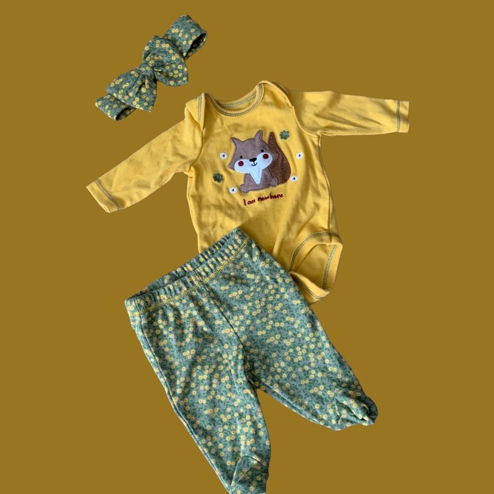 Newborn 3 piece outfit